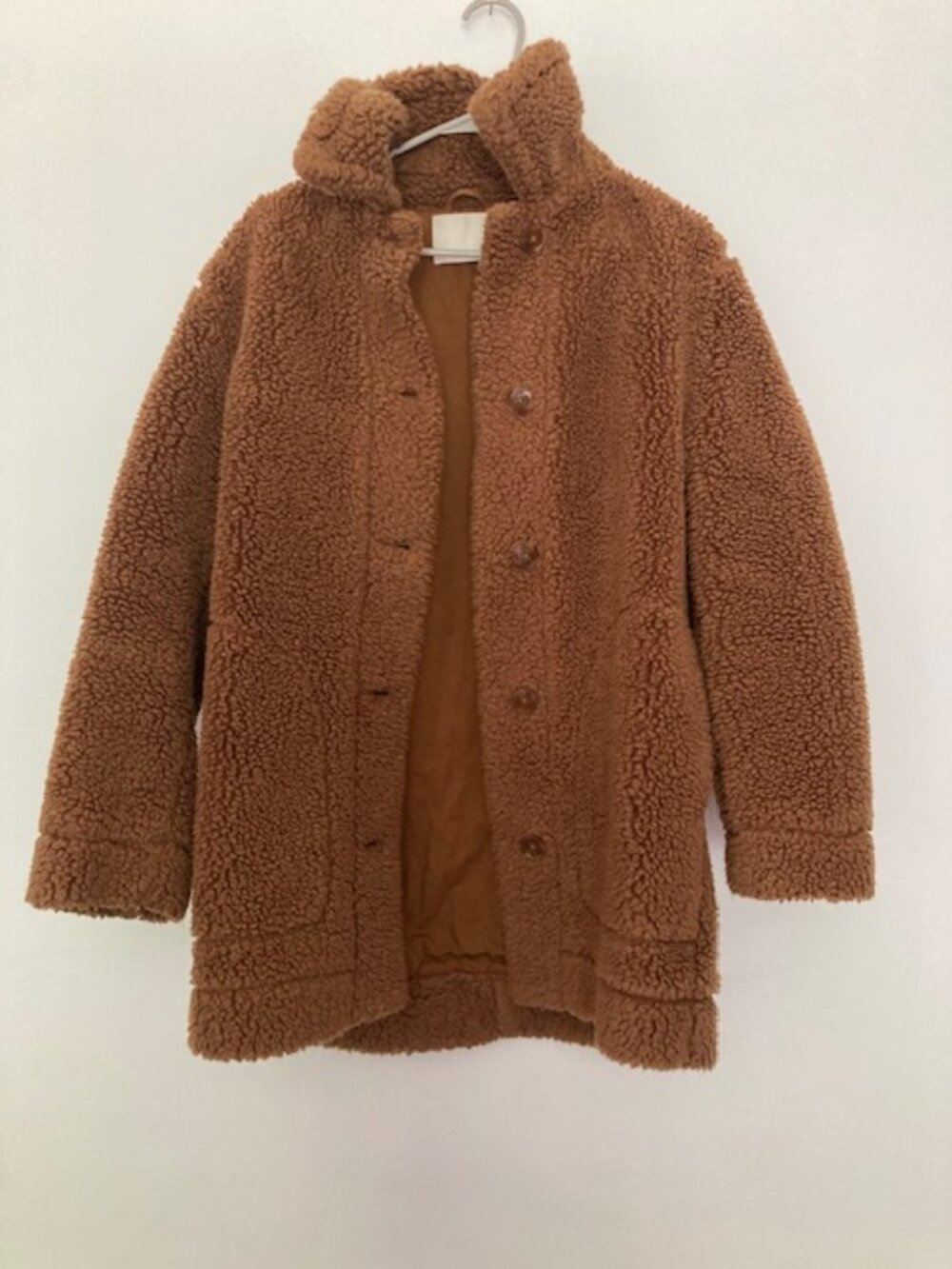 Aritzia WilfredFree Teddy Bear Cocoon Coat Size XS